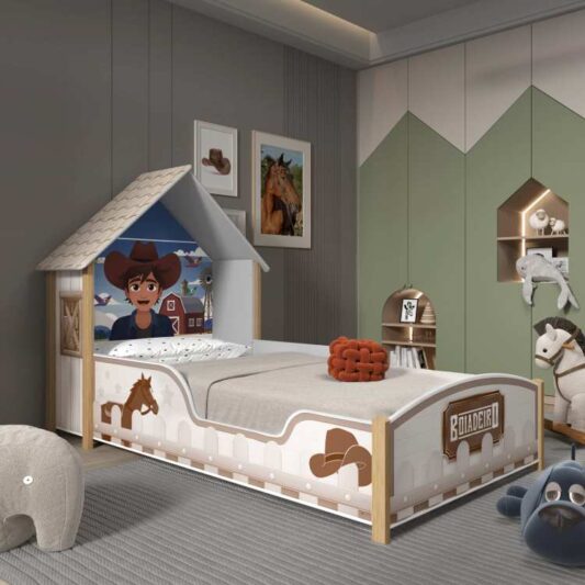 Cama Infantil Boiadeiro 90 Branco - Gelius
